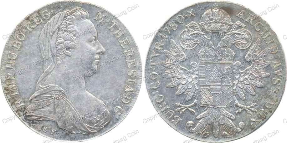 *#* Austria 1780 Silver Maria Theresa Thaler - Restrike *#*