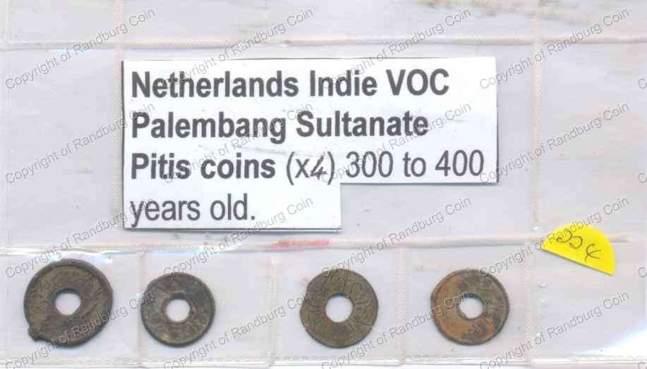 *#* Netherlands Indie VOC Palembang Sultanate Pitis Coins *#*