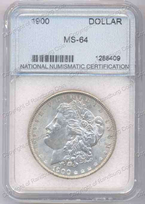 *#* USA 1900 Silver Morgan dollar - MS 64 - NNC *#*