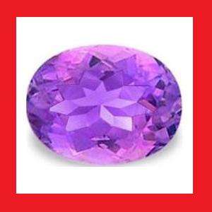 AMETHYST - DEEP PURPLE OVAL FACET - 1.51cts