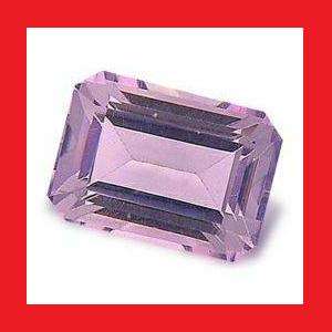 AMETHYST - MEDIUM PURPLE EMERALD FACET - 1.72cts