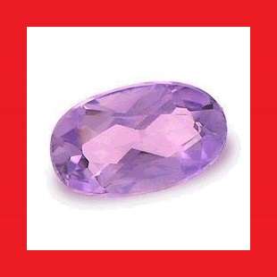 AMETHYST - BRIGHT PURPLE OVAL FACET - 0.170cts