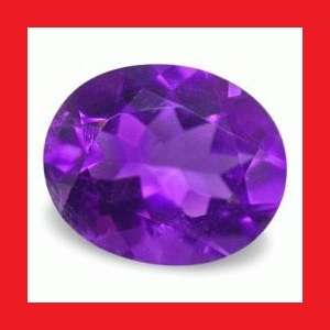 CUBIC ZIRCONIUM - RICH VIOLET OVAL FACET - 4.53cts