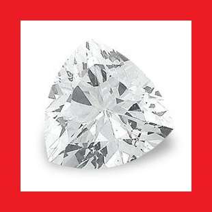 CUBIC ZIRCONIUM - TOP DIAMOND WHITE TRILLIANT FACET - 2.15cts