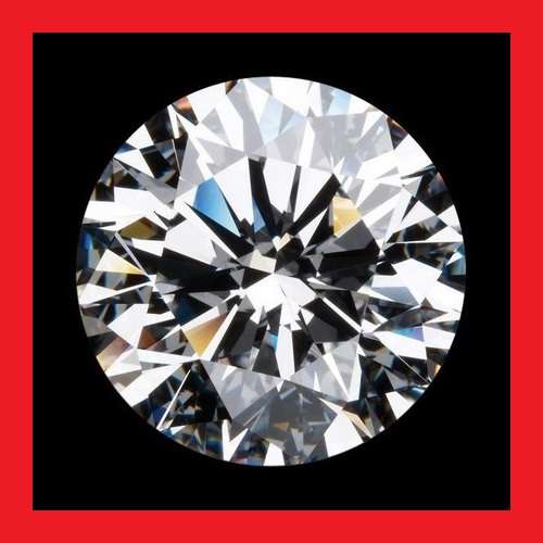 CUBIC ZIRCONIUM - AAAAAA DIAMOND WHITE ROUND FACET - 1.52cts