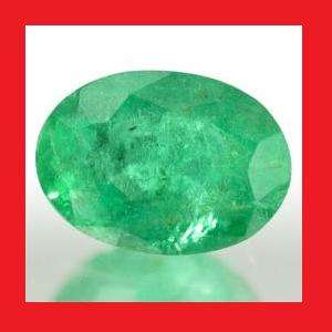 EMERALD (NATURAL BRAZIL) - BRIGHT GREEN OVAL FACET - 0.54cts