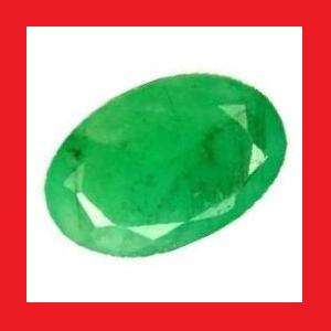 EMERALD (NATURAL AFRICA) - NICE GREEN OVAL FACET - 0.38cts