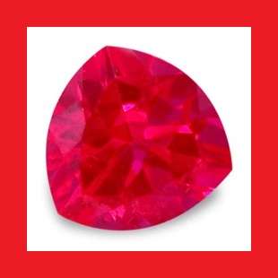 RUBY - BEST RED TRILLIANT FACET - 1.01cts