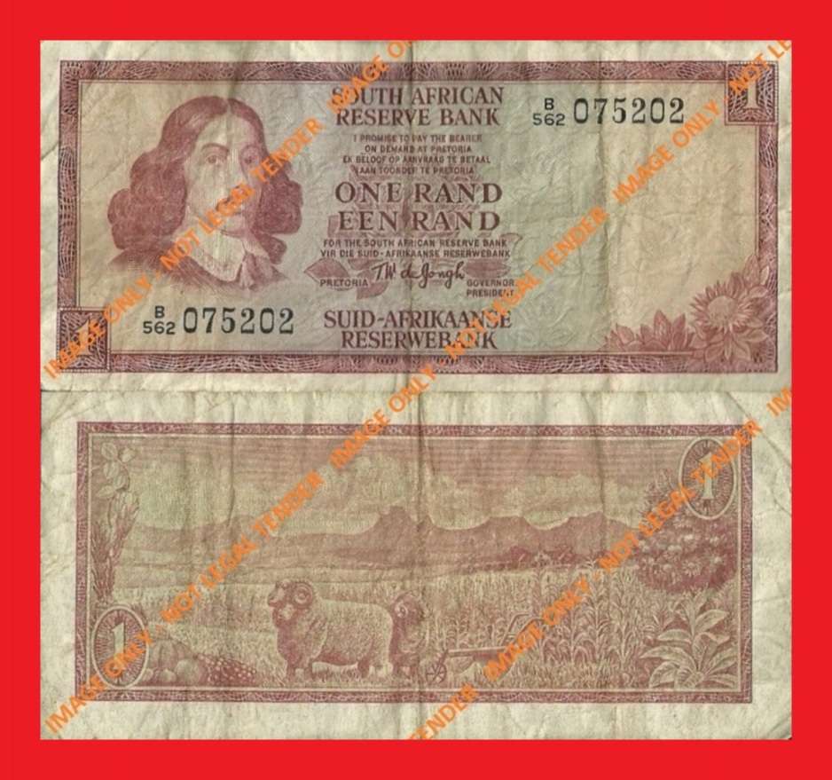 T.W. de Jongh R1 Banknote Circulated