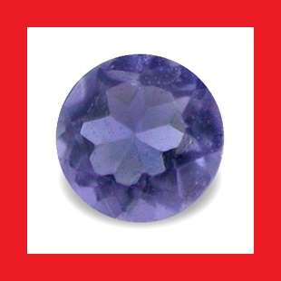 IOLITE - TANZANITE BLUE PURPLE ROUND CUT - 0.150cts