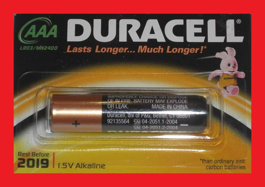 DURACELL AAA ALKALINE BATTERY