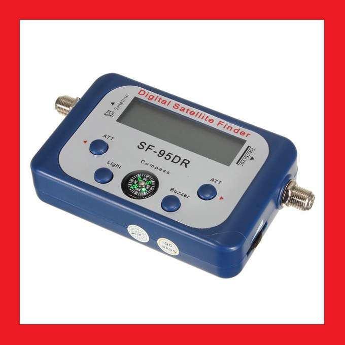 DIGITAL SATELLITE FINDER WITH COMPASS