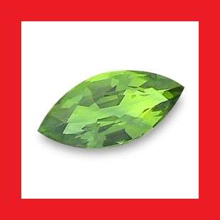 Sapphire (Natural Thailand) - Vivid Green Marquise Facet - 0.670cts