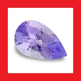 TANZANITE - VIOLET BLUE PEAR SHAPE - 0.140cts