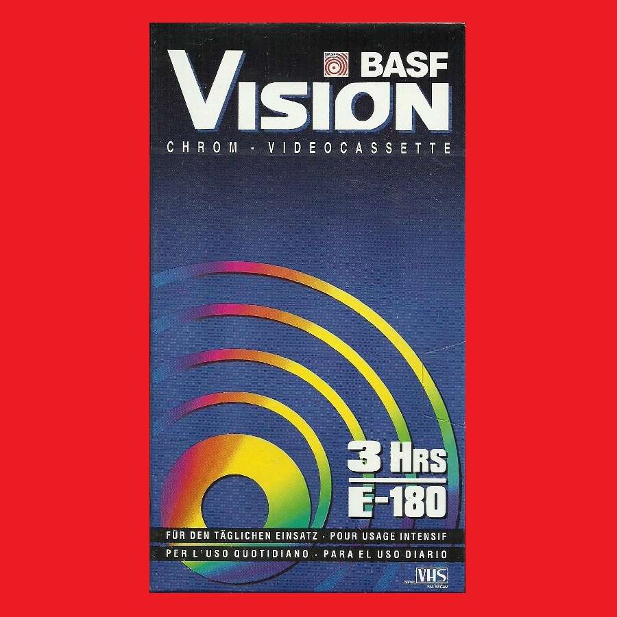 VHS BLANK TAPE BASF E-180