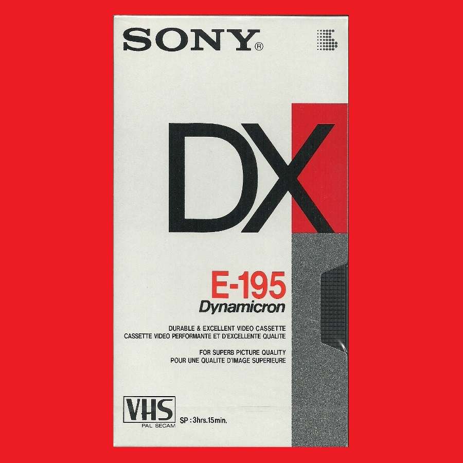 VHS BLANK TAPE SONY E-195