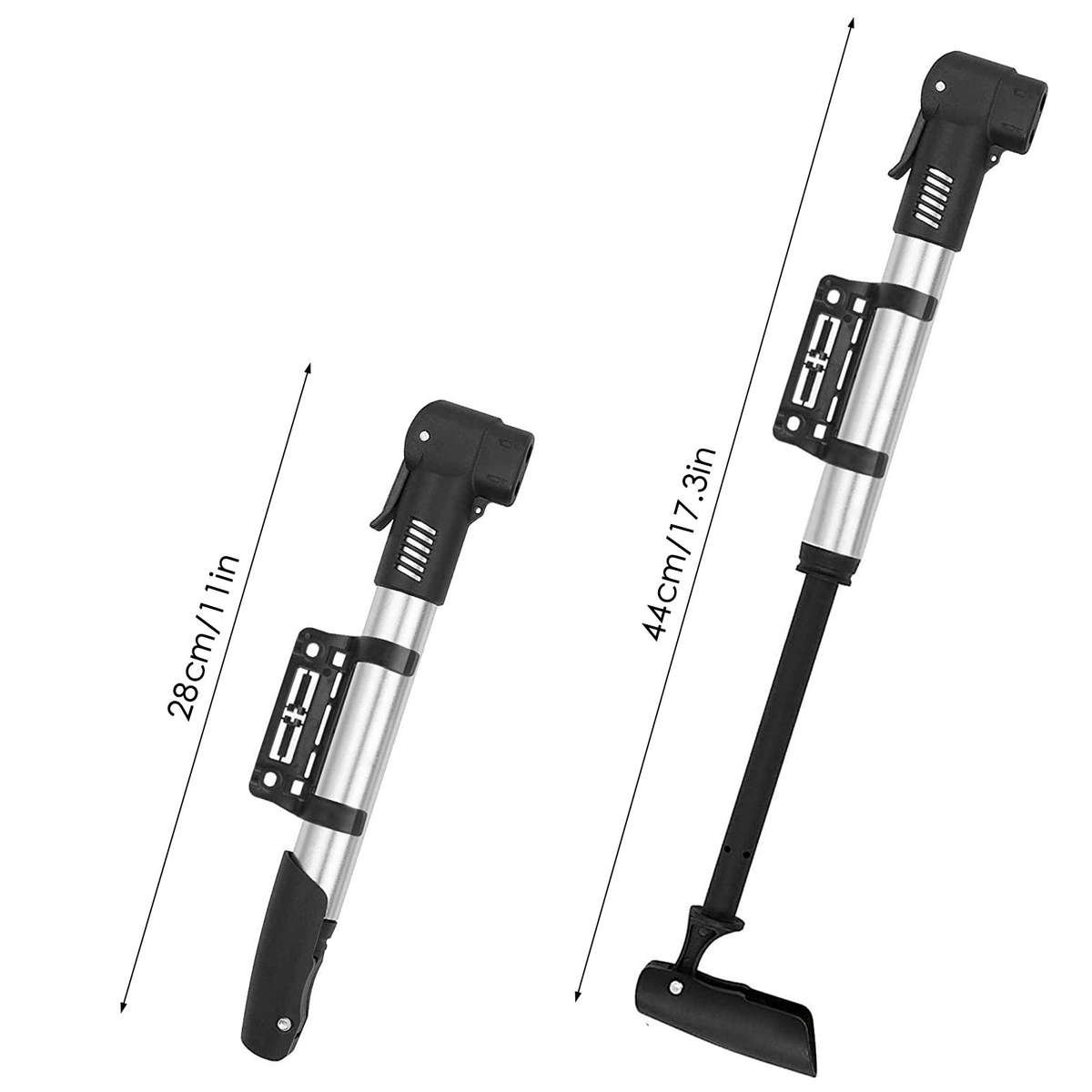 Fluir Essential Cycling Mini Pump / Inflator - Presta and Schrader valves