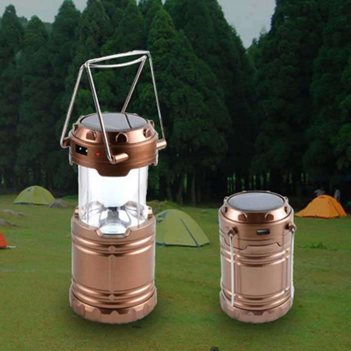 RECHARGEABLE SOLAR CAMPING LANTERN