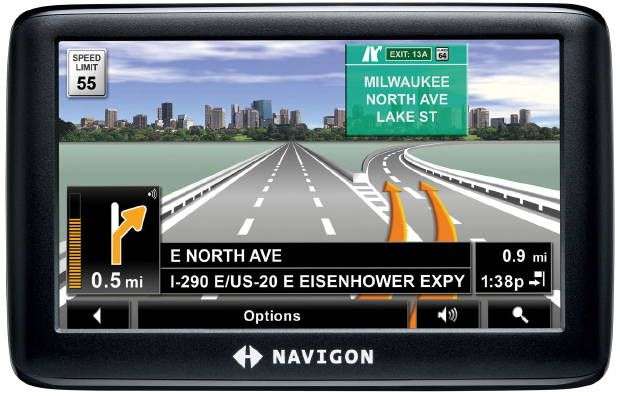 NAVIGON 3300 max - Widescreen GPS + South Africa Maps on MicroSD card