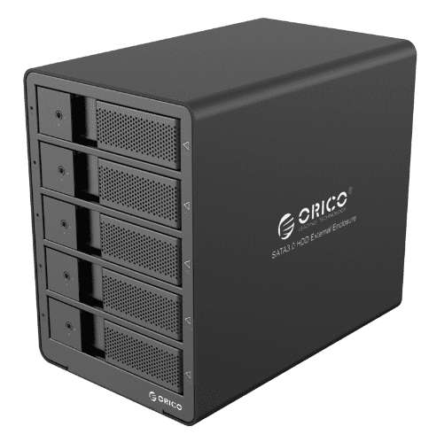 Orico 5 Bay 3.5' USB3.0 RAID Hard Drive Enclosure