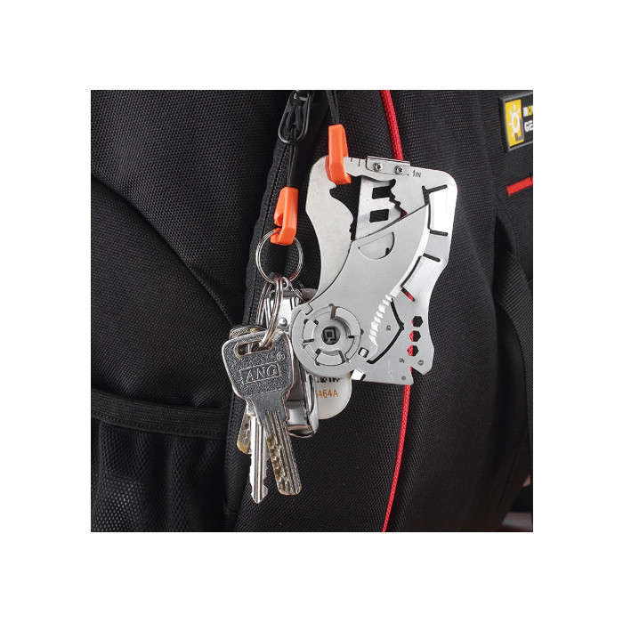 DZI EDC 9 in 1 Stainless Steel Multi Function Card/Pocket Tool