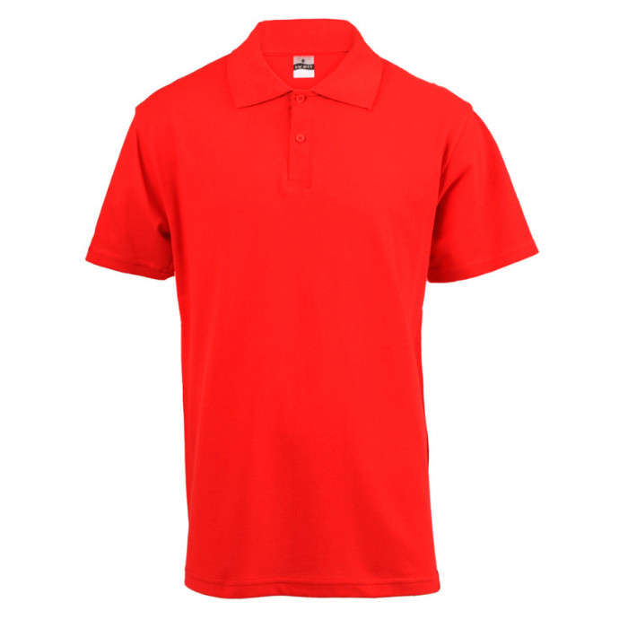 180g Plain Pique Knit Men's Polo Golf Shirt - Various Black L