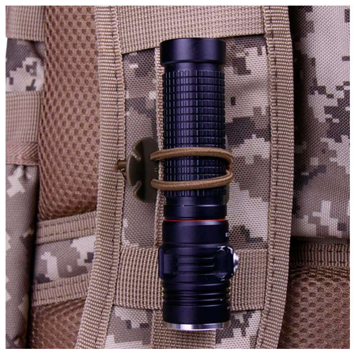 TacSpec Elastic MOLLE Fastener - Various Black