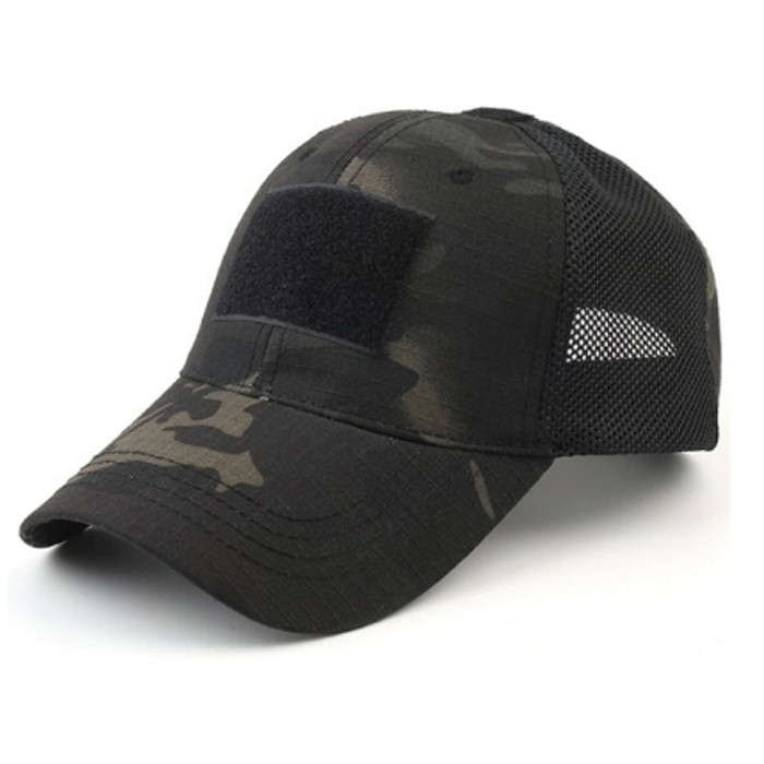 TacSpec Mesh Tactical Cap with Velcro - Various Desert Digital