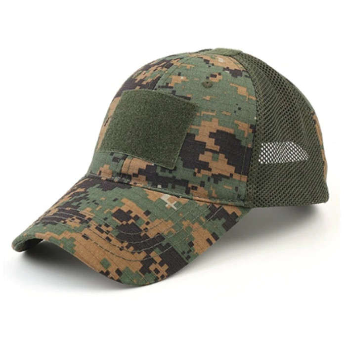 TacSpec Mesh Tactical Cap with Velcro - Various Desert Digital