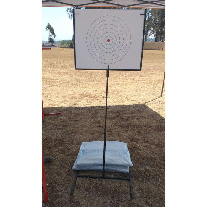 Collapsible Cardboard Target Stand Complete 500x500x1100mm (IDPA/IPSC/NHSA Targets)