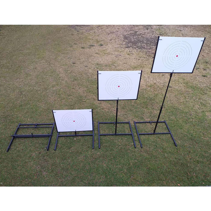 Collapsible Cardboard Target Stand Complete 500x500x1100mm (IDPA/IPSC/NHSA Targets)