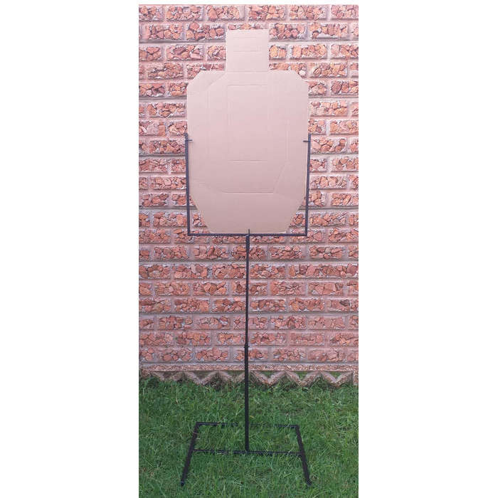 Collapsible Cardboard Target Stand Complete 500x500x1100mm (IDPA/IPSC/NHSA Targets)
