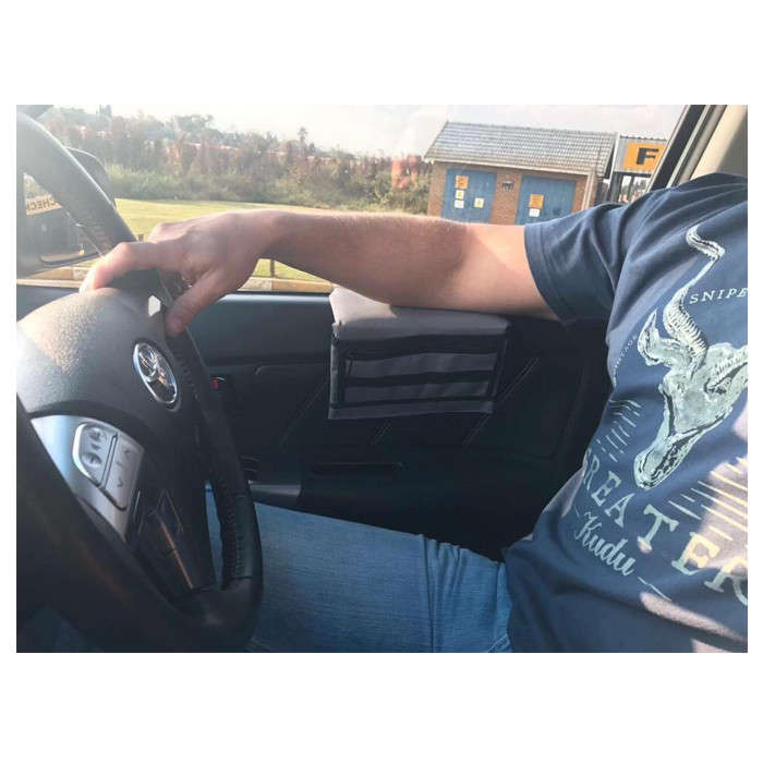 DZI Vehicle Armrest - Black - "Land Rover"