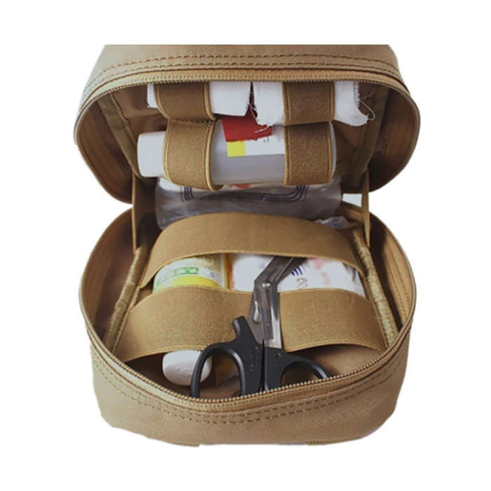 DZI FAK/Utility Pouch with Medic Velcro Patch - Various Black