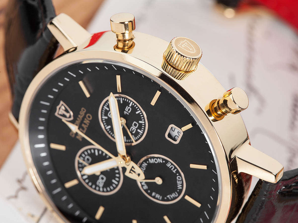 *German Motorsports* DETOMASO Men's MILANO Swiss Edition Chronograph Watch BRAND NEW!!