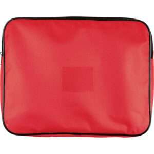 TREFOIL POLYESTER SUBJECT SORTER WITH GUSSET RED