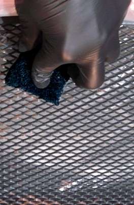 PAD NON WOVEN INDUSTRIAL STRENGTH 150 X 230MM MEDIUM BLACK 20 PIECE PE