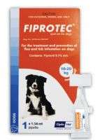 Fiprotec - Med Dog 10-20kg Orange-Single