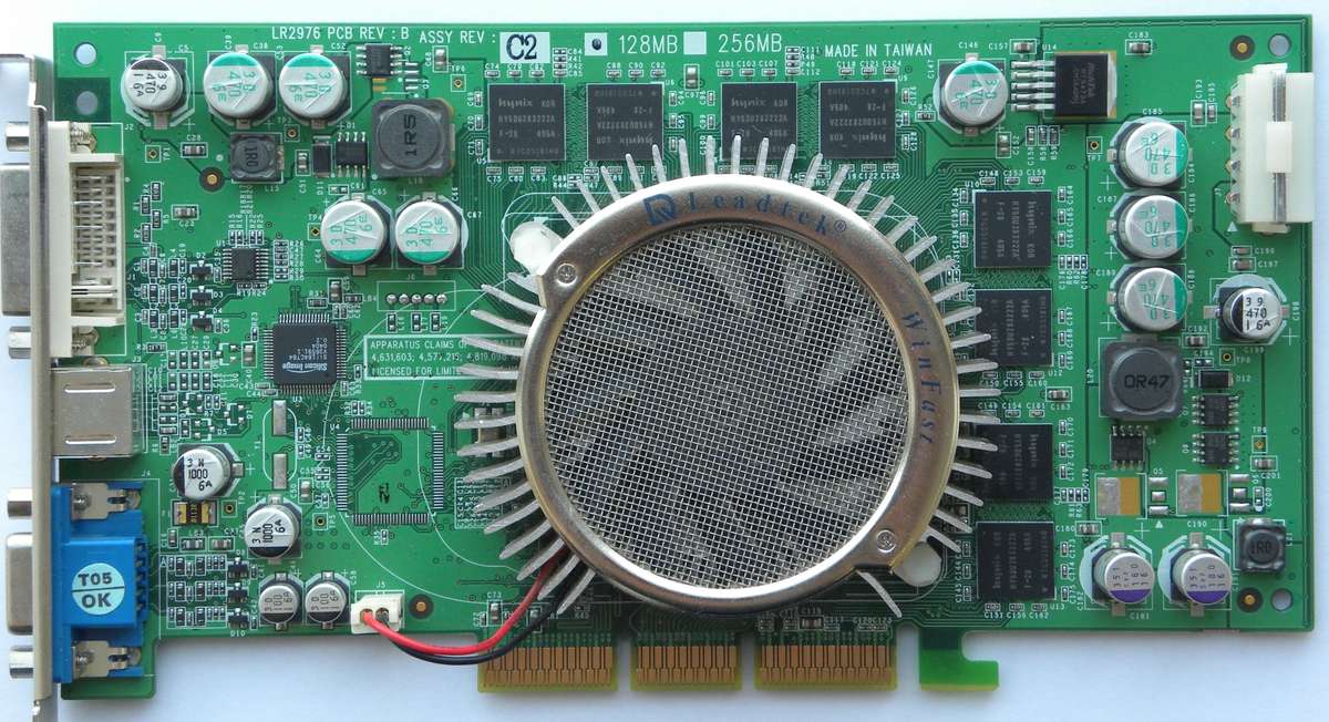 128MB Leadtek A350XT (FX 5900XT) AGP8X