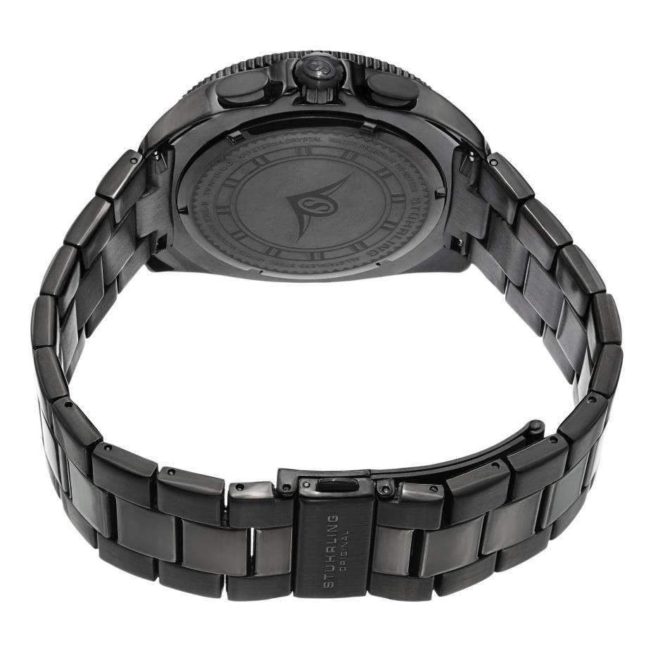 **R8,900.00** STUHRLING ORIGINAL® Men's Concorsso Black Chrono Watch BRAND NEW in box w/ paperwork