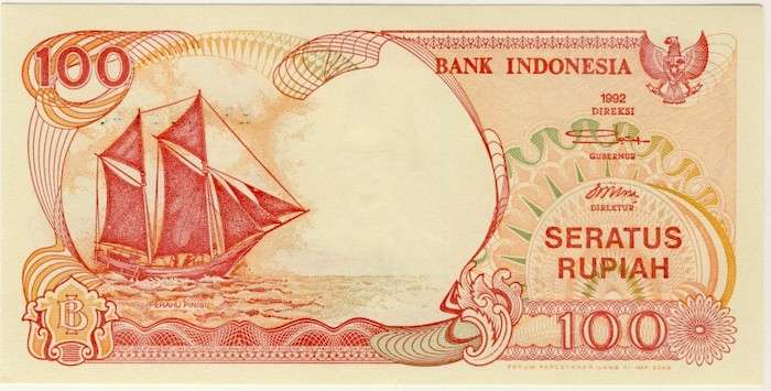 Indonesia - 100 Rupiah, 1992, Crisp UNC.., p127 g