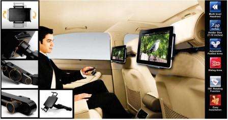 Promate proHolder.2 Multi-level Universal Headrest Car holder for Tablet Devices