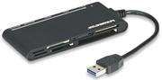 Manhattan USB 3.0 Multi-Card Reader & Writer-Super-Speed USB, External Card Reader & Writer,62-in-1,