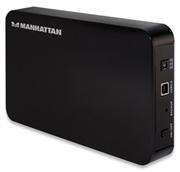 Manhattan 3.5" SATA, External Hard Drive Enclosure USB 2.0 , Retail Box, Limited Lifetime Warranty
