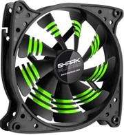 Sharkoon Shark 120mm X 120mm X 25mm PC FAN - Green Blades, Retail Box , 1 Year warranty