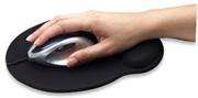 Manhattan Wrist-Rest Mouse Pad Black, Retail Box , No warranty