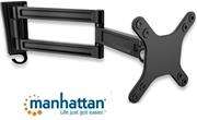 Manhattan Universal Flat-Panel TV Articulating Wall Mount - Double arm supports one 13&rdquo; to 27&