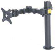 Manhattan LCD Monitor Mount with Double-Link Swing Arm - Supports one LCD monitor up to 30" , Retail