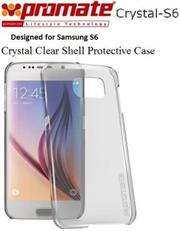 Promate Crystal-S6 Crystal Clear Shell Protective Case , Retail Box , 1 Year Warranty