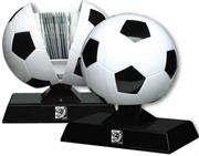 Esquire-Official FIFA 2010 Licensed Product CD / DVD Soccer Ball HOLDER : Holds 60 CD's or DVD's-Pur